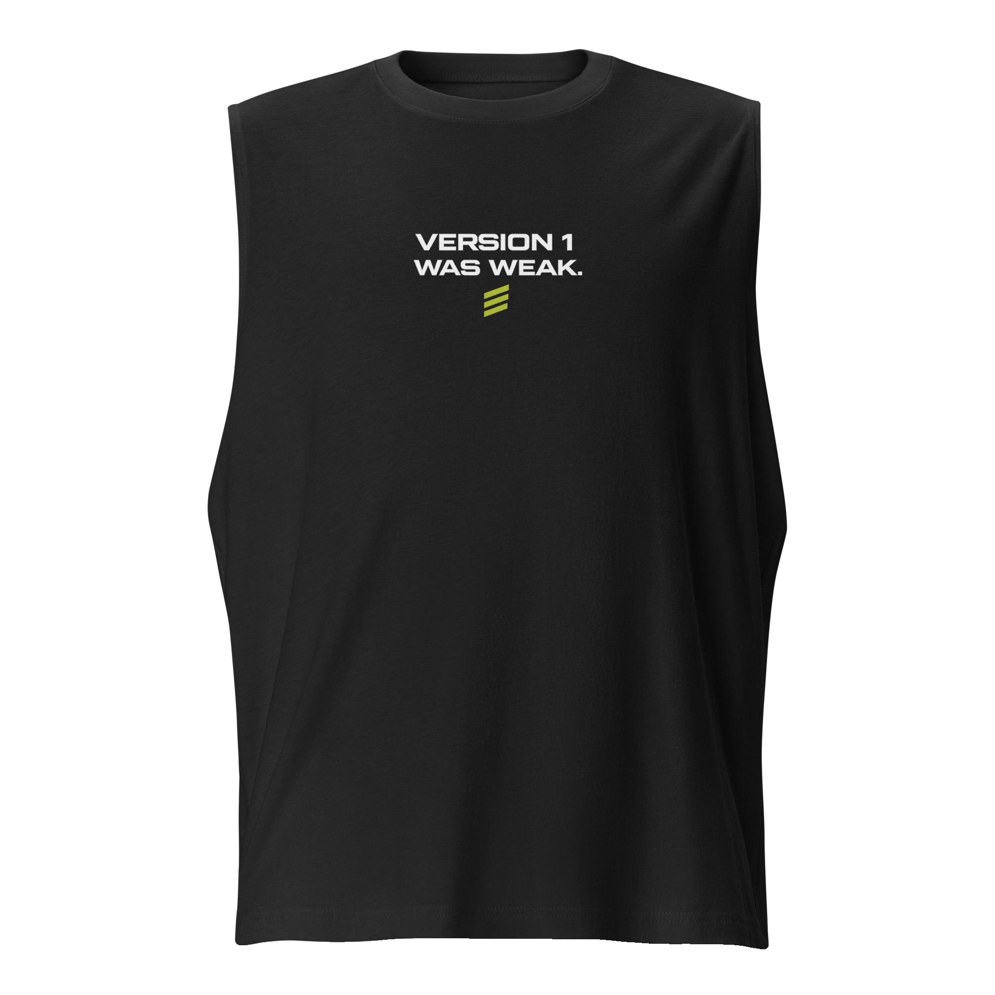 REVVA Version 1 Was Weak. Unisex Muscle Tank
